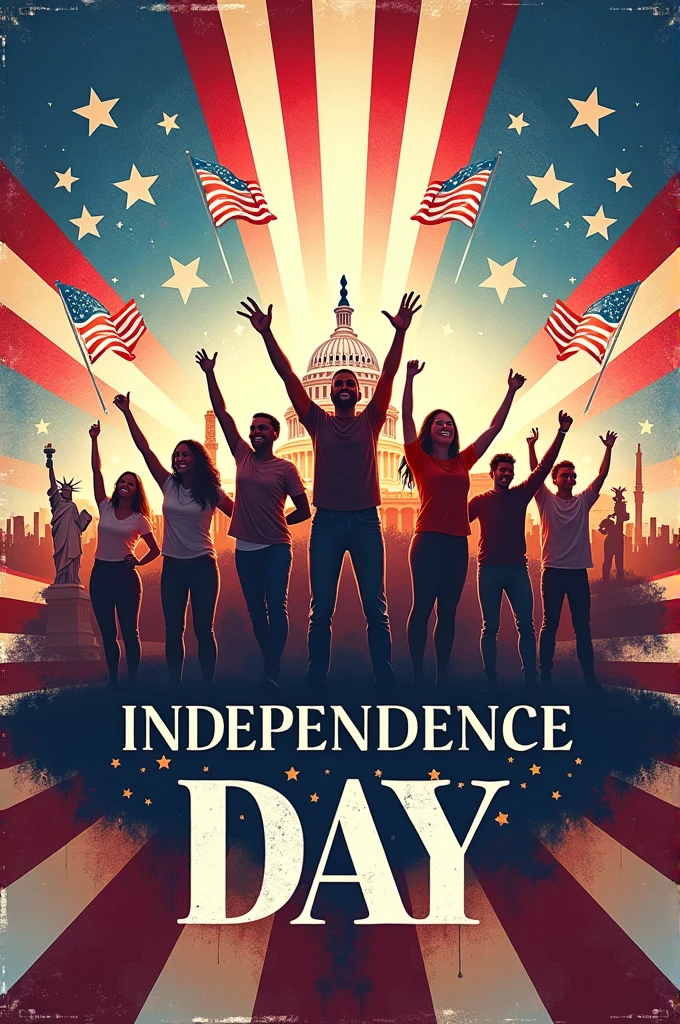 Independence day poster by student union