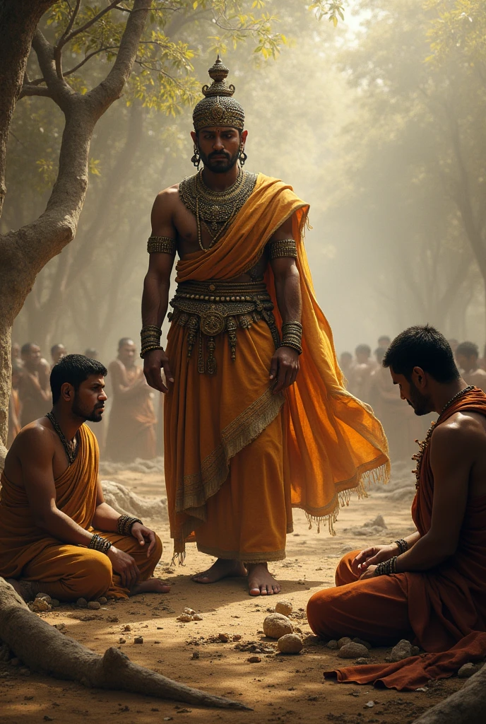 Ashoka: The Kalinga War and Transformation
After Chandragupta, Ashoka further strengthened the Mauryan Empire. His most famous war was the Kalinga War, which brought massive destruction. The aftermath of the war deeply affected Ashoka, leading to a change of heart. He adopted Buddhism and abandoned the path of war, choosing instead to spread peace and dharma. Although his empire expanded, his greatest contribution became the promotion of peace and justice over warfare.