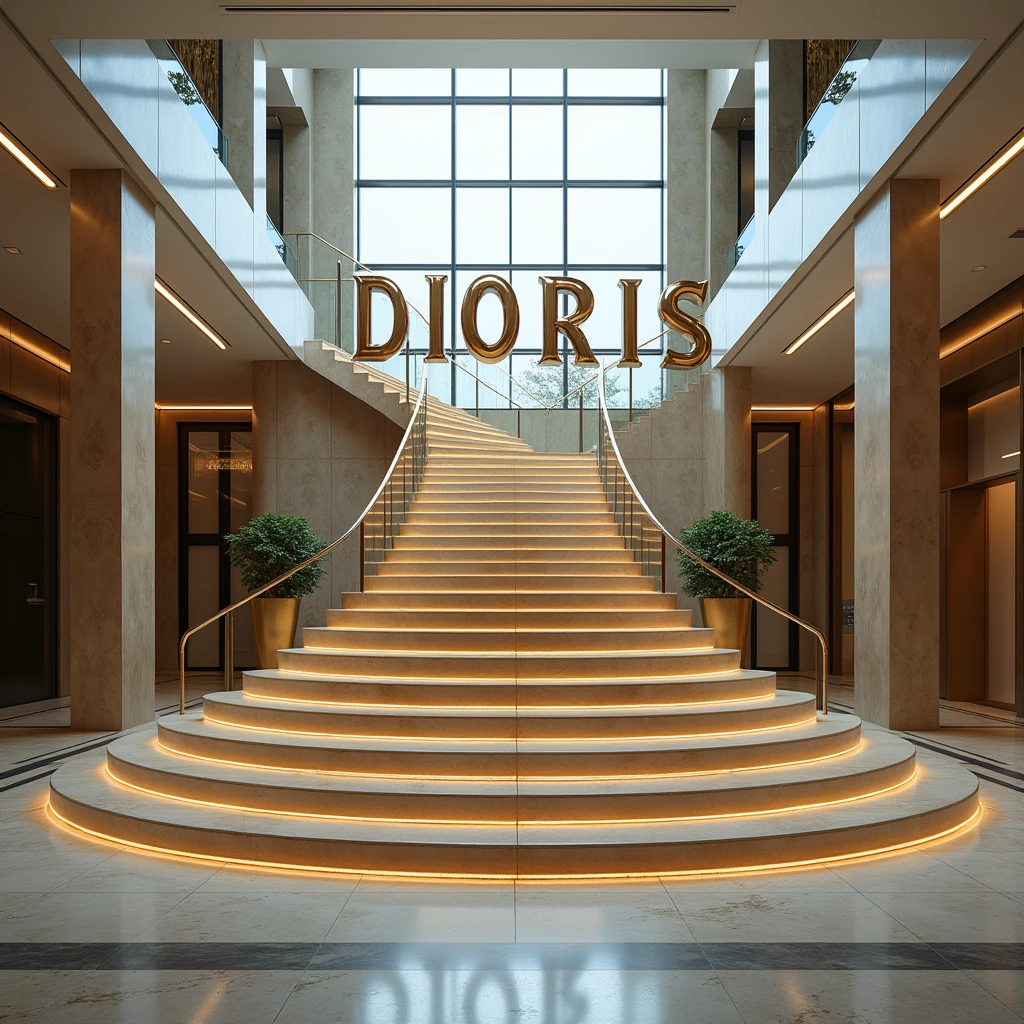 Those DIORIS letters in the shape of stairs