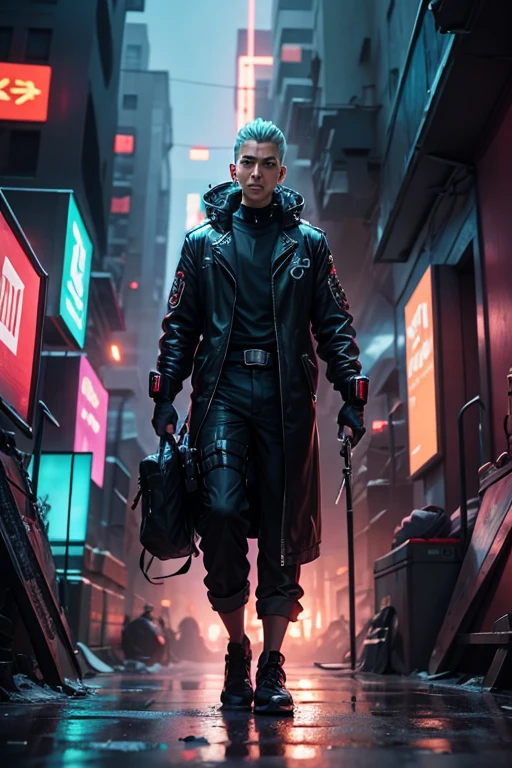 cyberpunk, anime, action, futurist