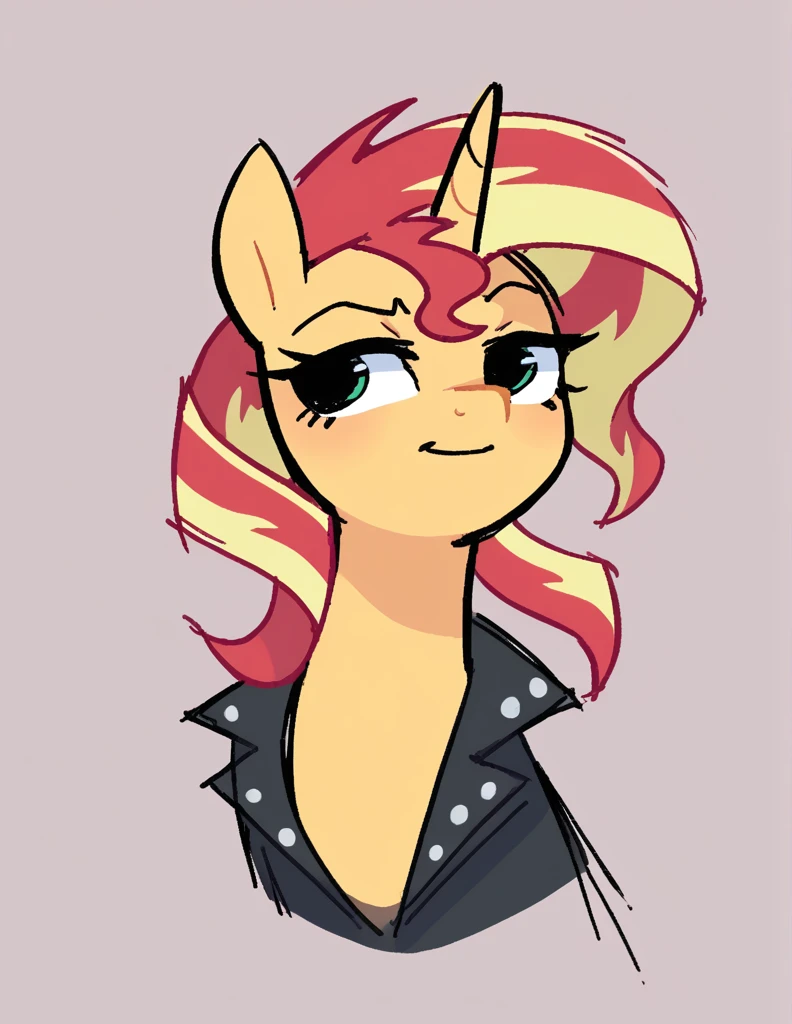 zPDXL, score_9, score_8_up, score_7_up, source_anime, BREAK
sketch, flat color, 1girl, solo, black eyes, sunset shimmer \(mlp\), mlp, pony,