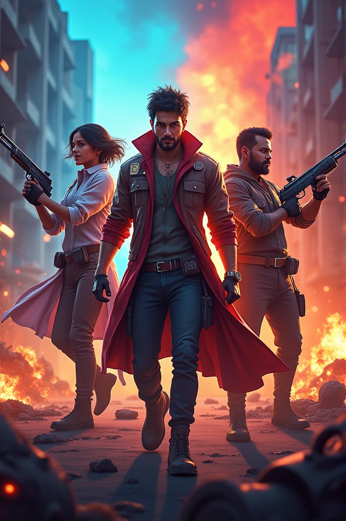 Create a thumbnail of free fire thumbnail in written free fire India final date or in thumbnail free fire character