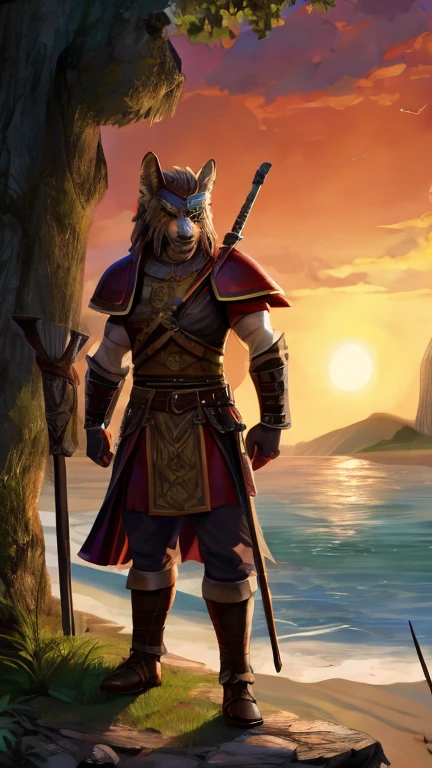vulgarity island, warrior