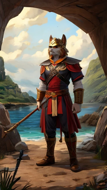 vulgarity island, warrior