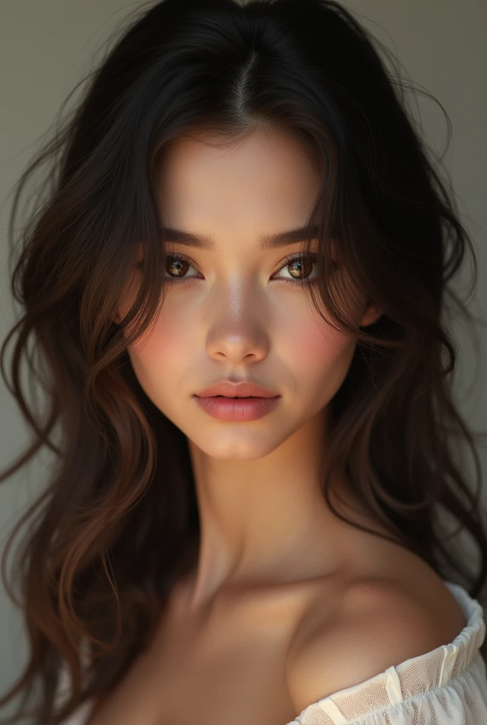 brunette woman