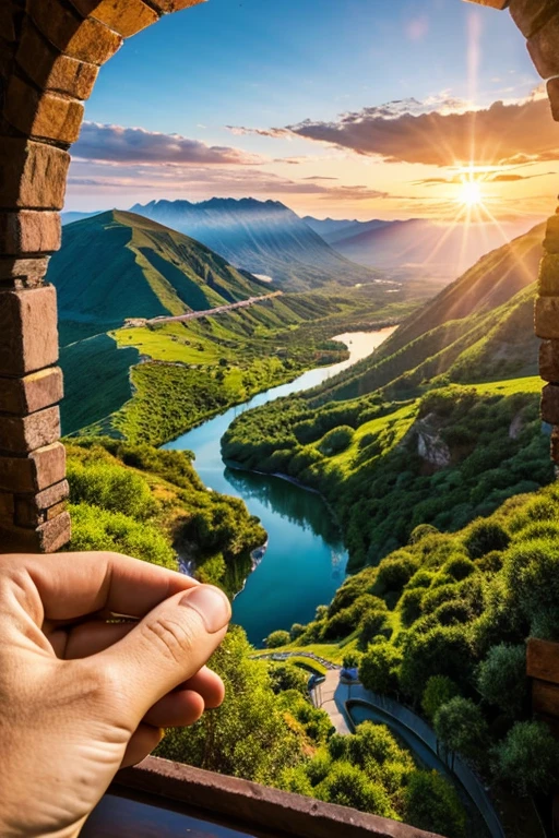masterpiece, best quality, mini landscape