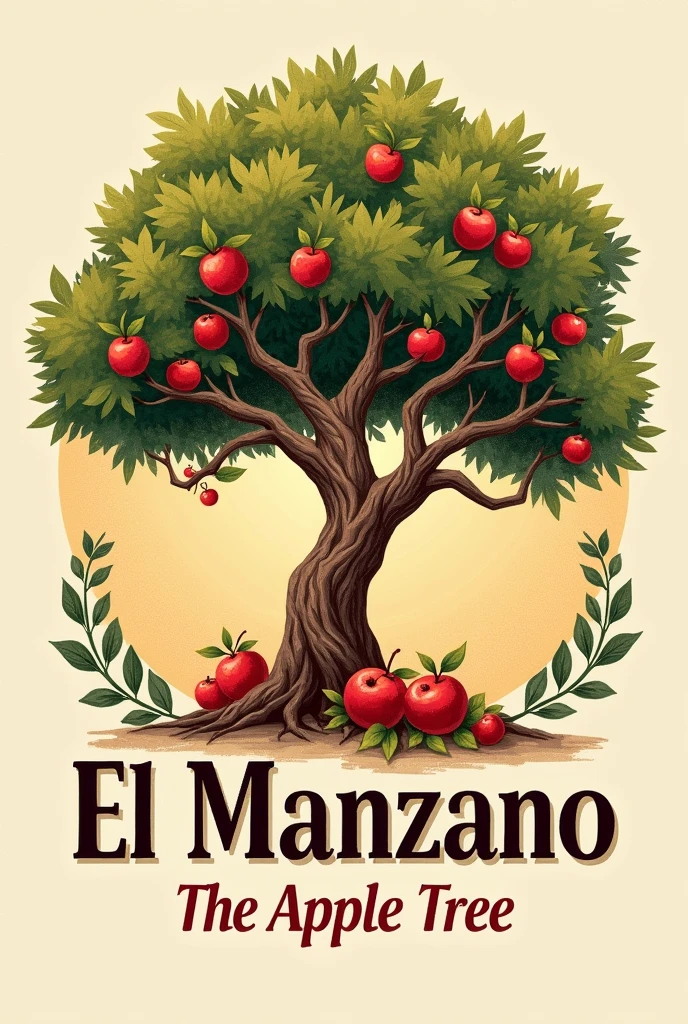 Restaurant logo called El manzano