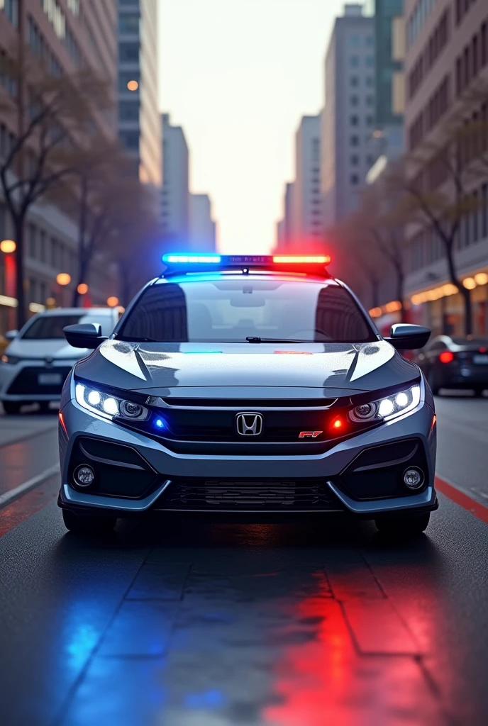 (photorealism:1.2. Civic 10 generstion
, police