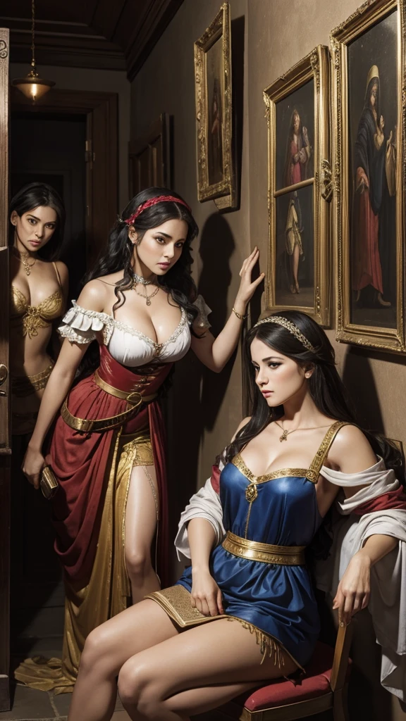 The tax collectors and the prostitutes in the time of the Bible, Dresses with the clothes of the time
