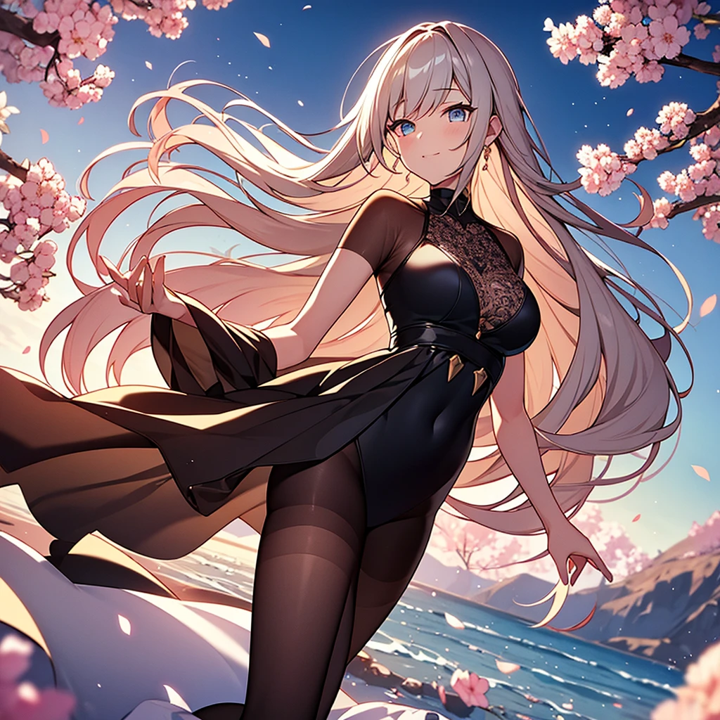 {{{Masterpiece}, }}, {Very detailed CG unity 8k wallpaper.}, miraculous, exquisite details, alone, {{floating hair}, }, {{Sakura}, }, outdoor, sky, {{wind}, }, Detailed background, Beautifully detailed eyes, see through:evening dress:0.3, rift, bright student, {{full body}, }, dynamic gesture, Dynamic angle, rift, look at viewer, detailed clothing, movie light, close up, best quality,male student,