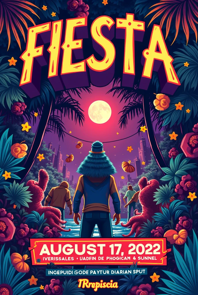 Under class
8 pm august 17 2024
Arpiscia bar
4 side, asheran, ben tambling, opak chito, and riffers
Fiesta theme

Creare poster