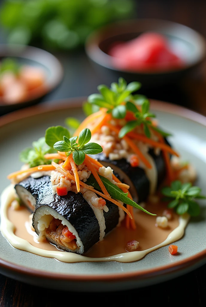 Black Catfish Salad Roll


