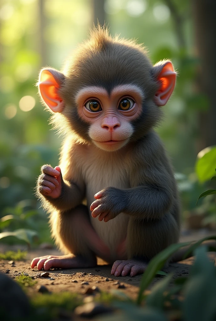 (photorealism:1.2), monkey 🐒🙈