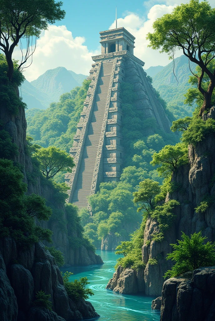 Once Upon a time, in a very distant place full of green jungles and sparkling rivers, A very wise people called the Mayans. The Mayans lived in great cities made of stone, with pyramids so tall they seemed to touch the sky.