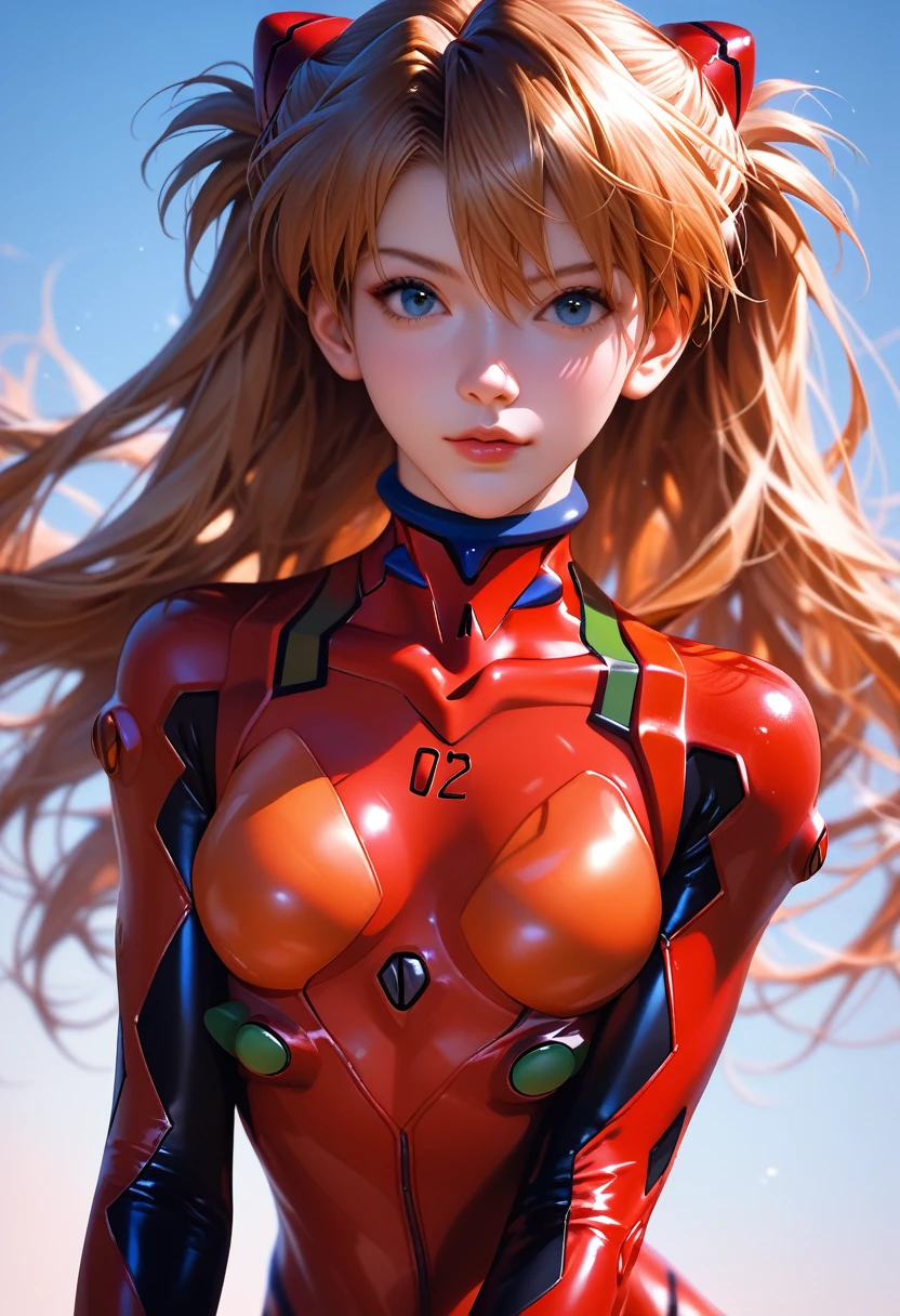 score_9, score_8_up, score_7_up, Asuka Langley Soryu in plugsuit, charming face, NeonGenesis Evangelion cool expression