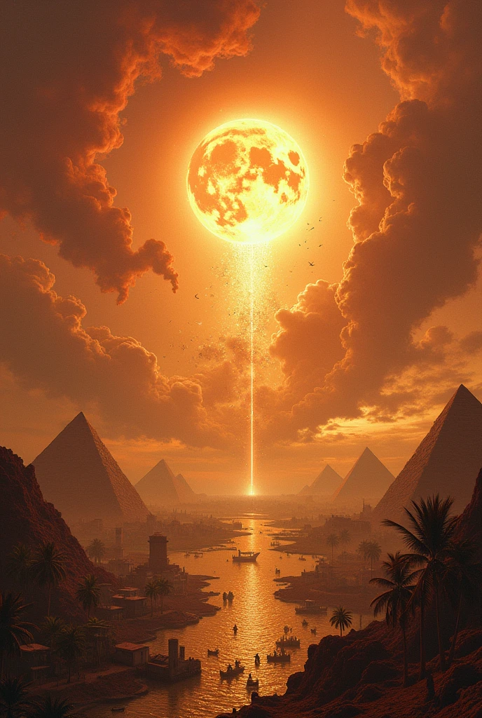 The ten plagues in Egypt