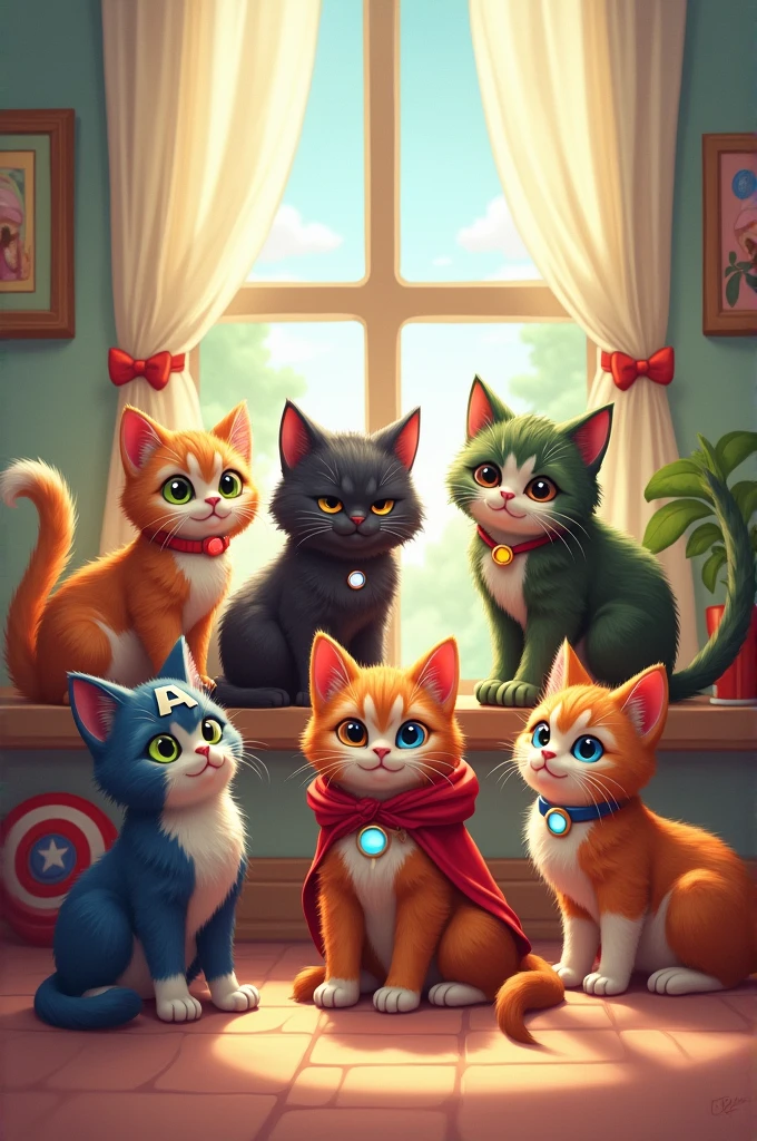 Marvel Heroes If They Were Cute Cats