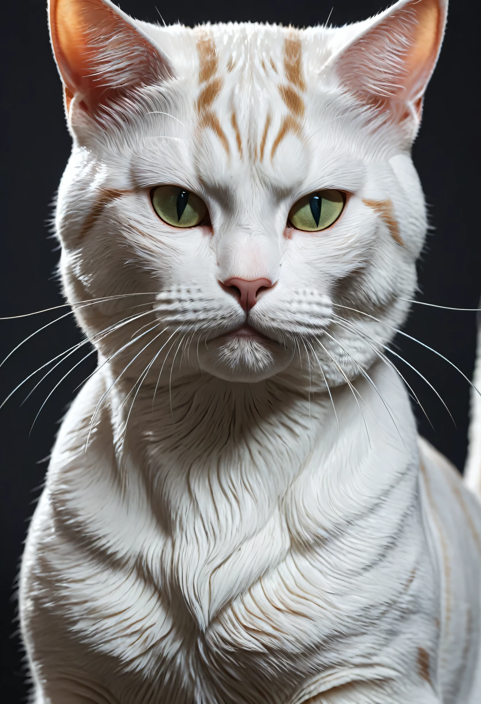 Muscle cats，Fitness Cat high resolution, high resolution, masterpiece, Anatomically correct, 最佳quality, detail, HD Model, High quality, ultra HD, quality, 