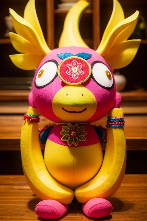 ((best quality)), ((masterpiece)), (detailed),Banana craft,handicraft,Artistic beauty