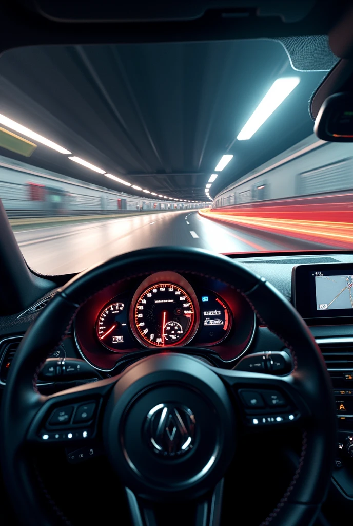 photorealistic,car interior,car dashboard,speedometer,driver pov,from view steering wheel .extreme speed,motion blur,light trails,volumetric lighting,cinematic lighting,dramatic lighting,sharp focus,highly detailed,intricate details,vibrant colors,realistic textures,hyper-realistic,masterpiece,8K
