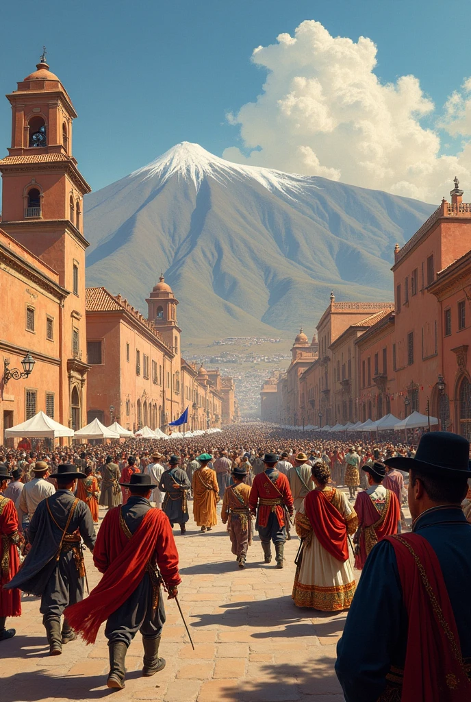 484th Anniversary of the founding of the city of Arequipa by the Spanish