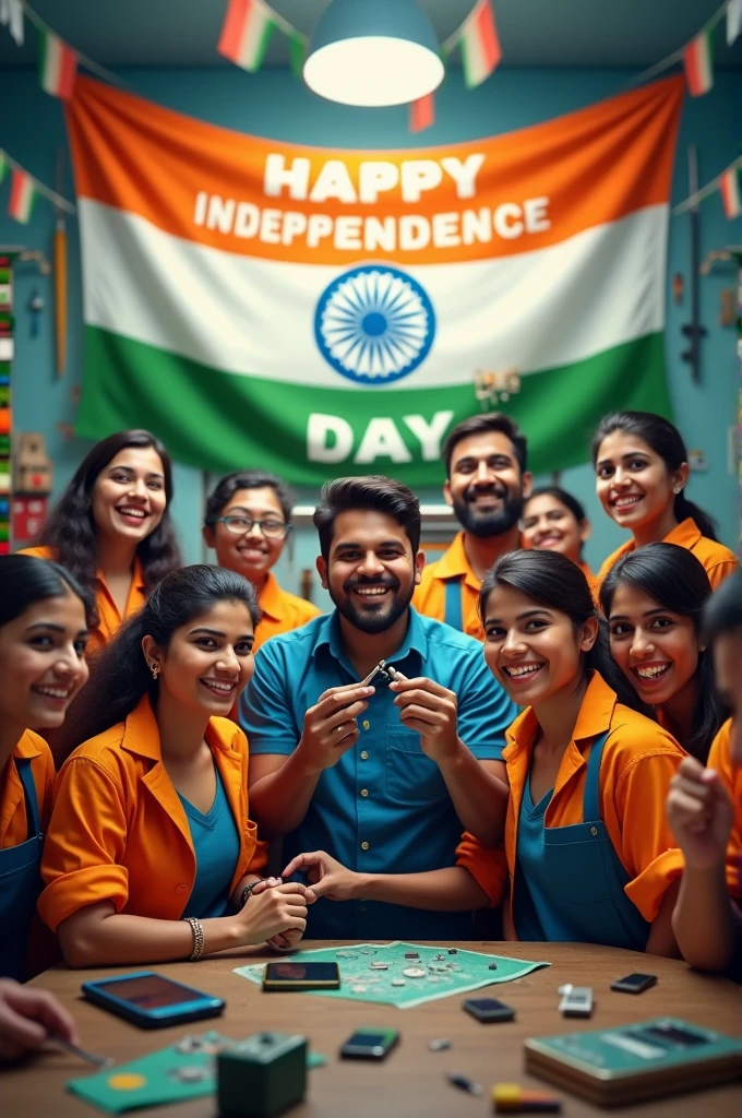 ms telecom mobile repairing institute happy independence day 
