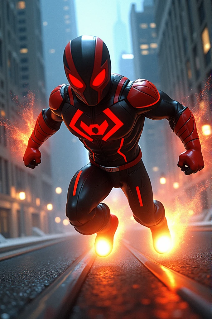 CREATE A ROBLOX IMAGE OF THE CHARACTER A-TRAIN FROM THE SHOW THE BOYS