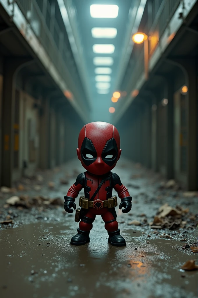 Mini deadpool en la carcel