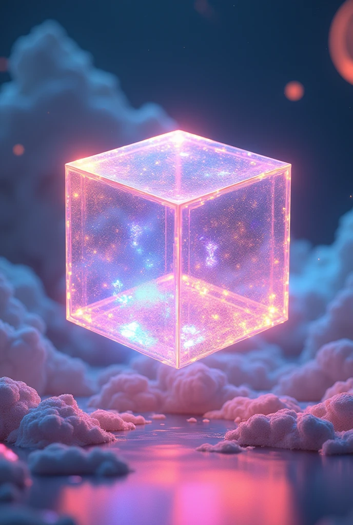 Can you create a floating cube inspired by the skz verse??