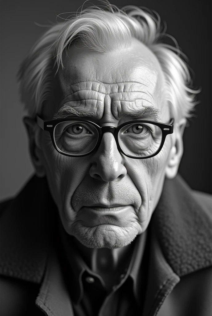 Scientist James F. Danielli in black and white