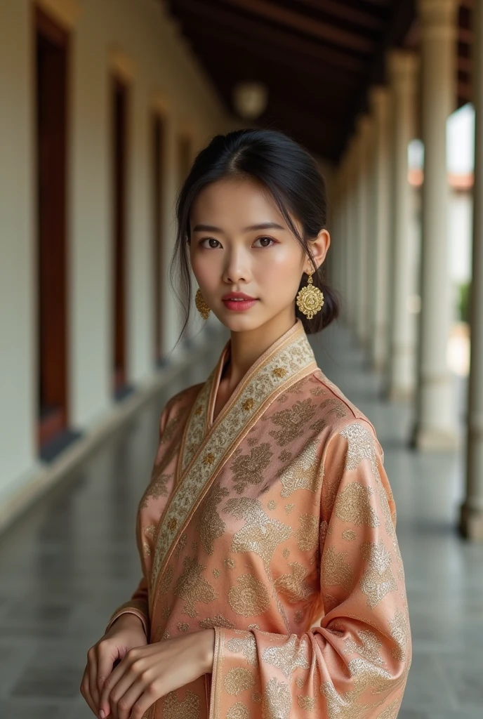 beautiful woman from indonesia, age 23 years old, looking at viewer, portrait, hyper detailed  POV, nikon d850, film stock photograph ,4 kodak portra 400 ,camera f1.8 lens ,rich colors ,hyper realistic ,lifelike texture, dramatic lighting , cinestill 800