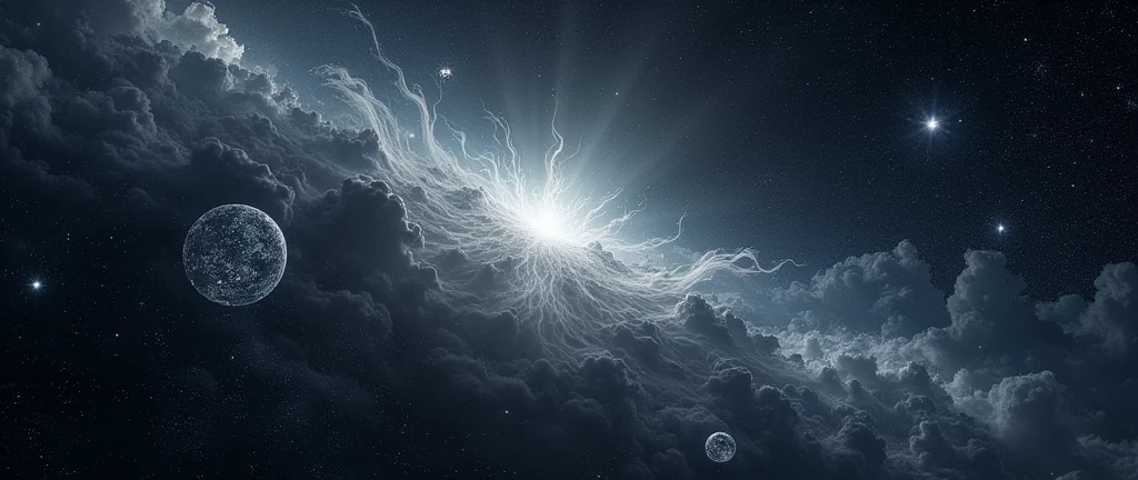 star-filled astral space
