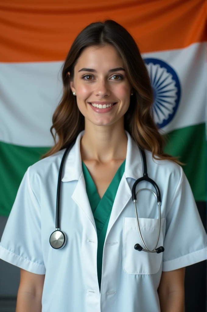 Rape girl doctor with indian flag 