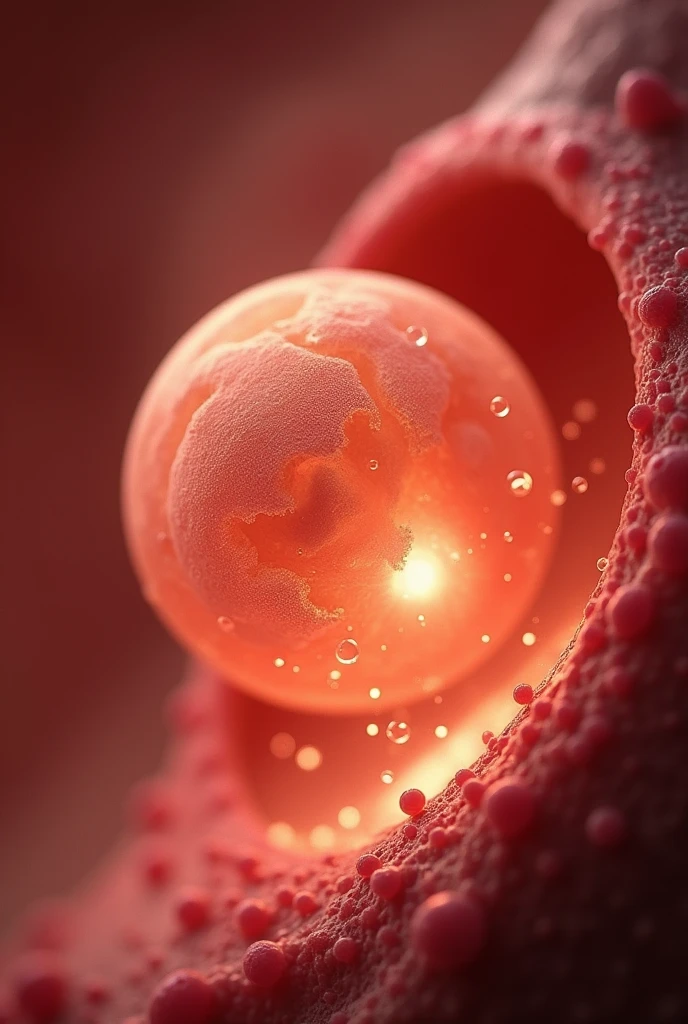 The sperm fertilizes the egg in the fallopian tube.
The zygote divides and becomes a mass of cells called a blastocyst..
The blastocyst implants in the uterus