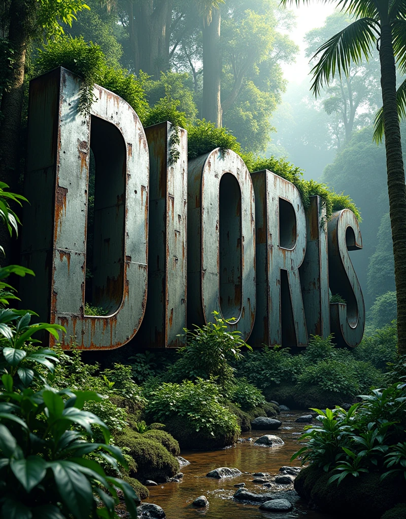 That name DIORiS in giant letters half buried in the jungle