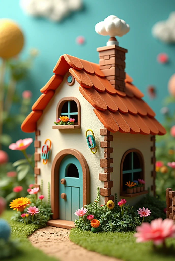A house made of stationery