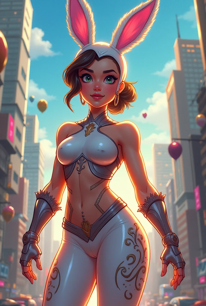 Ayla with the rabbit miraculous