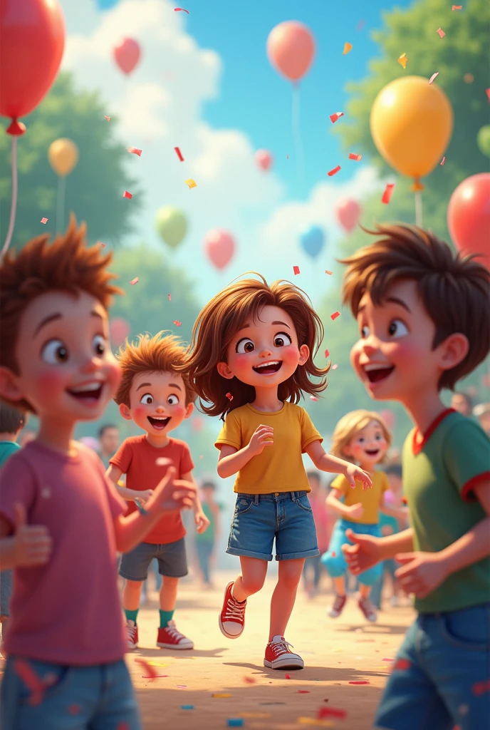 Joy of amusement 
