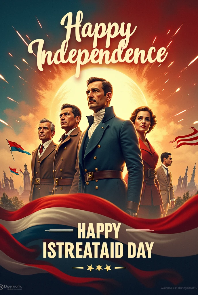 A poster of independence day