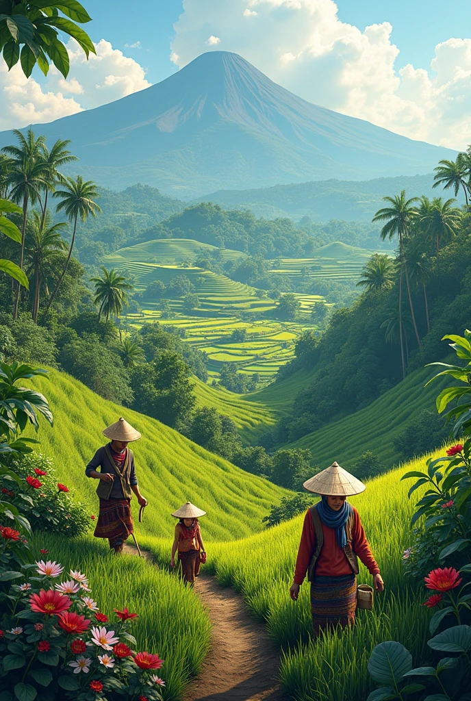 (masterpiece) (high resolution) isu agraria di indonesia