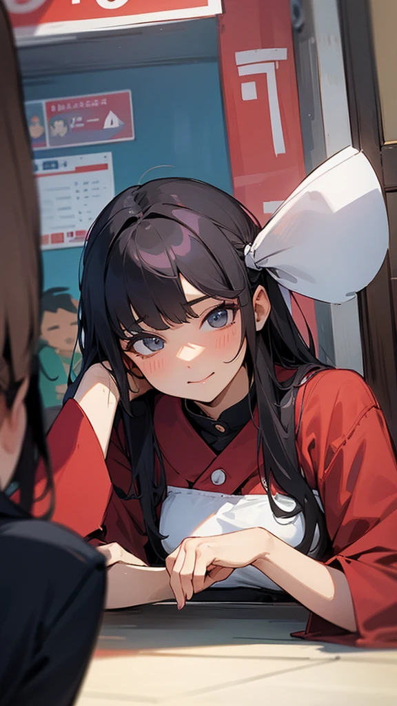 Kindergarten girls, with prostitute&#39;s clothes 