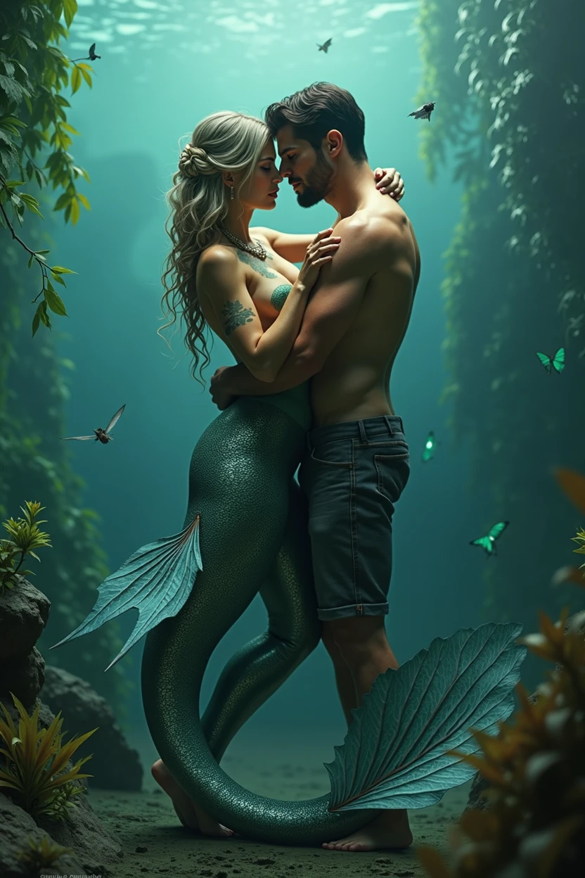 Sexy cirena having sex with a man, succubus myrmaid 
