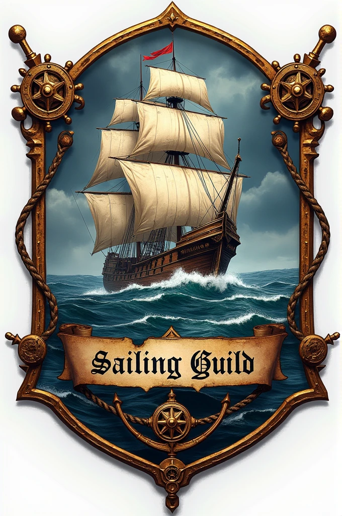 Symbol of a medieval sailing guild