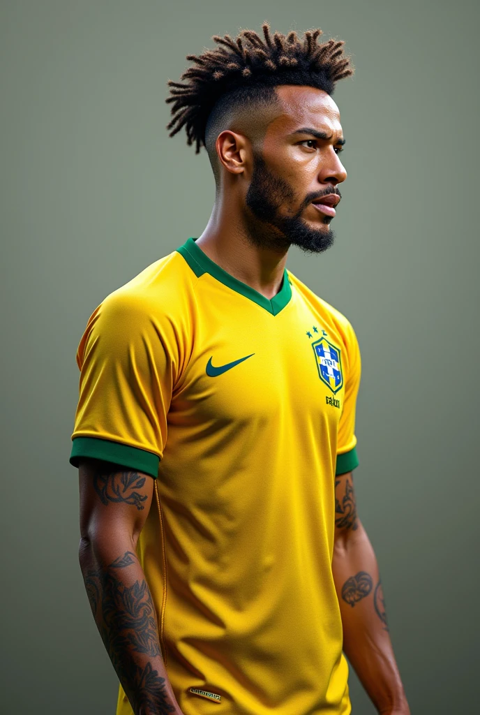 Image of Neymar wearing Hercílio Luz's shirt