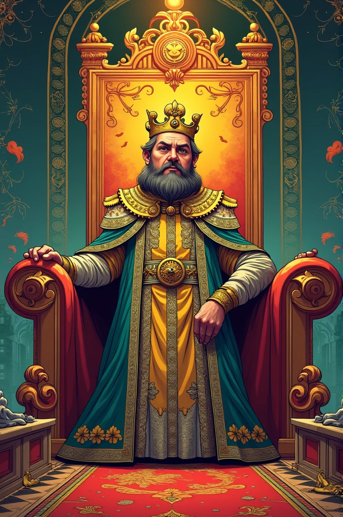 Poster art about absolutism ideology cartooning 