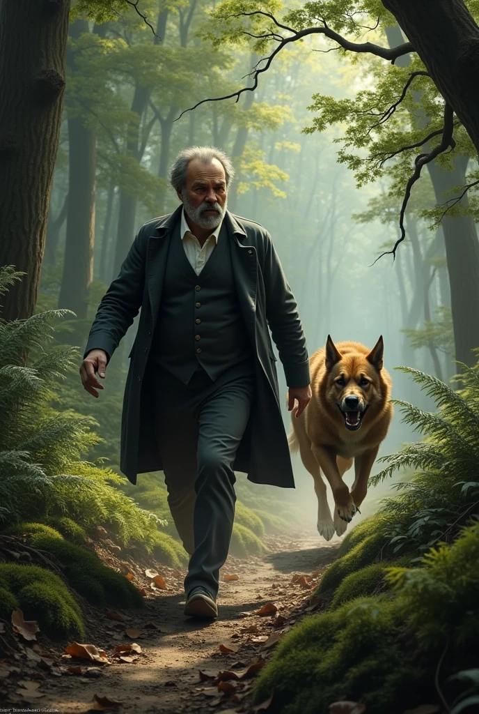 Scientist Luis Pasteur was walking through the forest when he was bitten by a rabid dog.