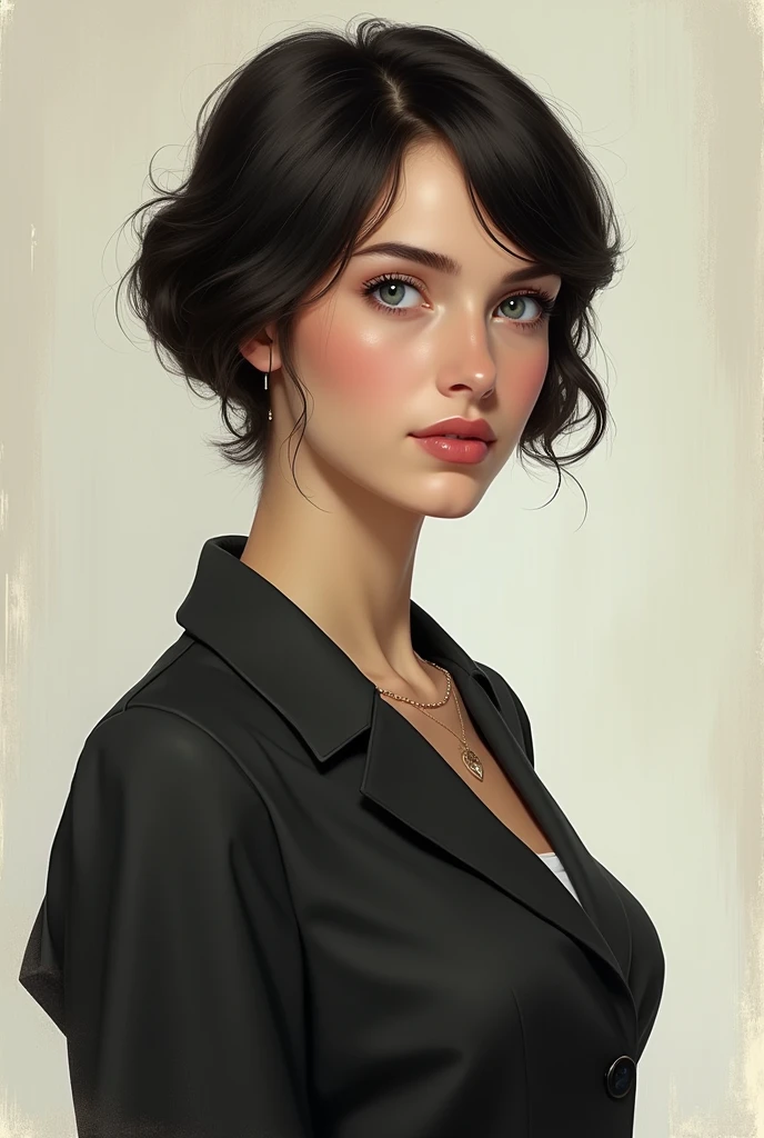 ((best quality)), ((masterpiece)), (detailed), 1 girl, full body, look like John H. Watson