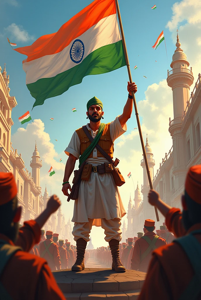 15 August status with freedom fighter