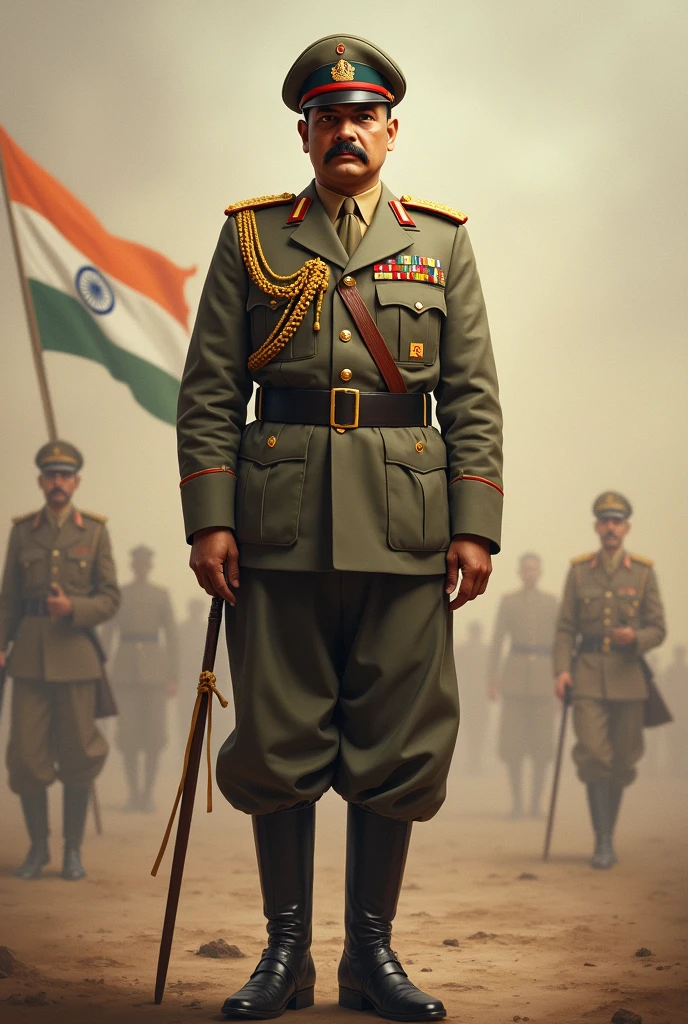 Netaji subhas chandra bose full body picture