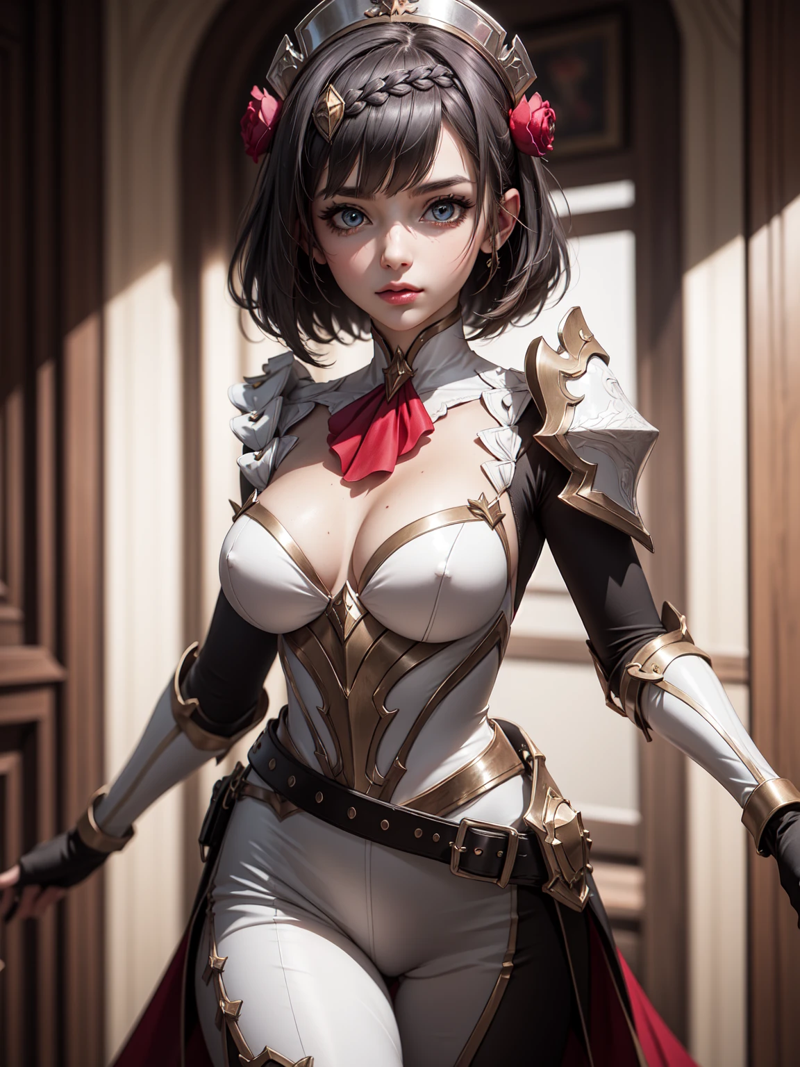 ((masterpiece)),(bestquality),((ultra-detailed)), (beautiful detailed face), depth of field,detailed,((beautiful detailed eyes)), medium breast, noelledef, cowboy shot, full body